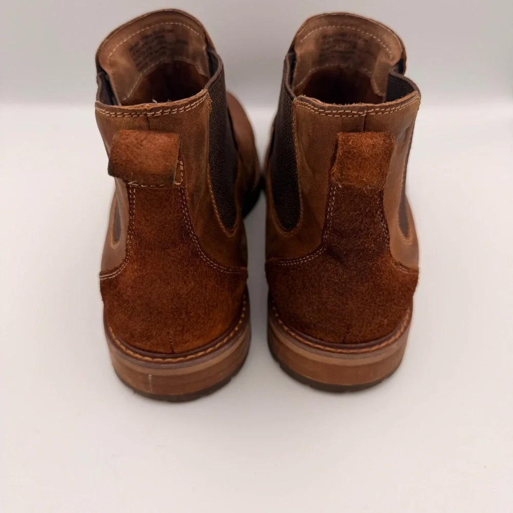 Florsheim Brown Chalet Plain Toe Chelsea Boot Size 9.5M